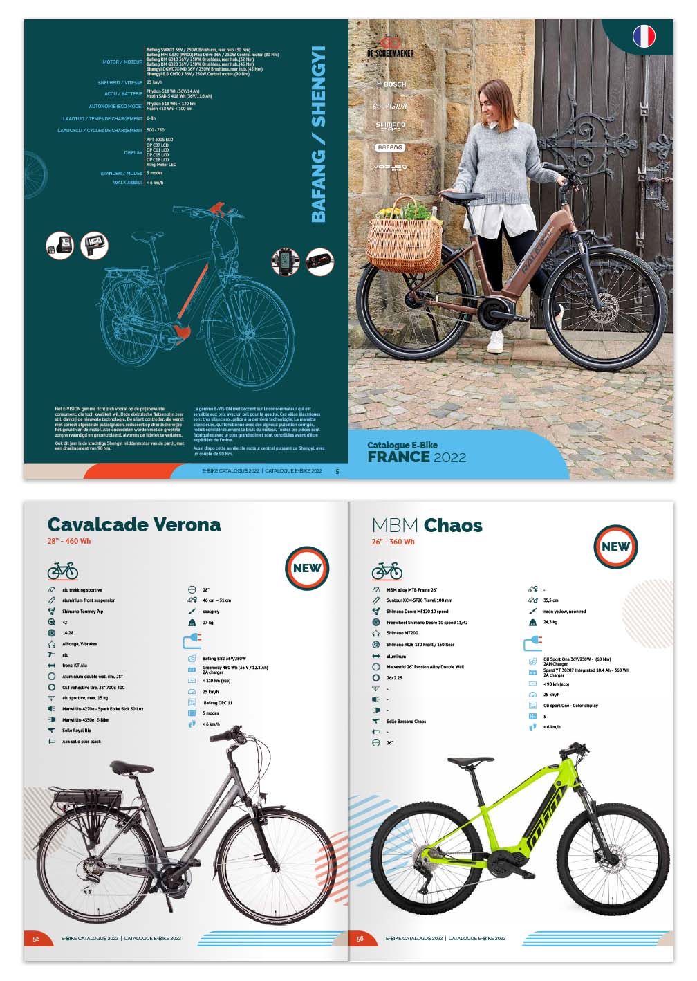 Nouveau catalogue de vélos « Printemps 2022 » disponible dans votre magasin